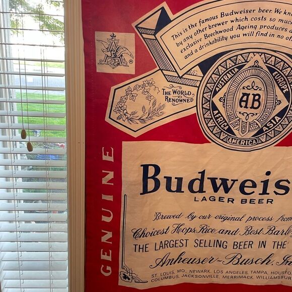 Anheuser Busch Budweiser BIG Flag Banner - Picture 4 of 16